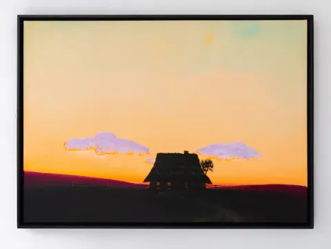 Where the Sun Meets Shadow, acrylic on canvas by Bohdan Katolyk