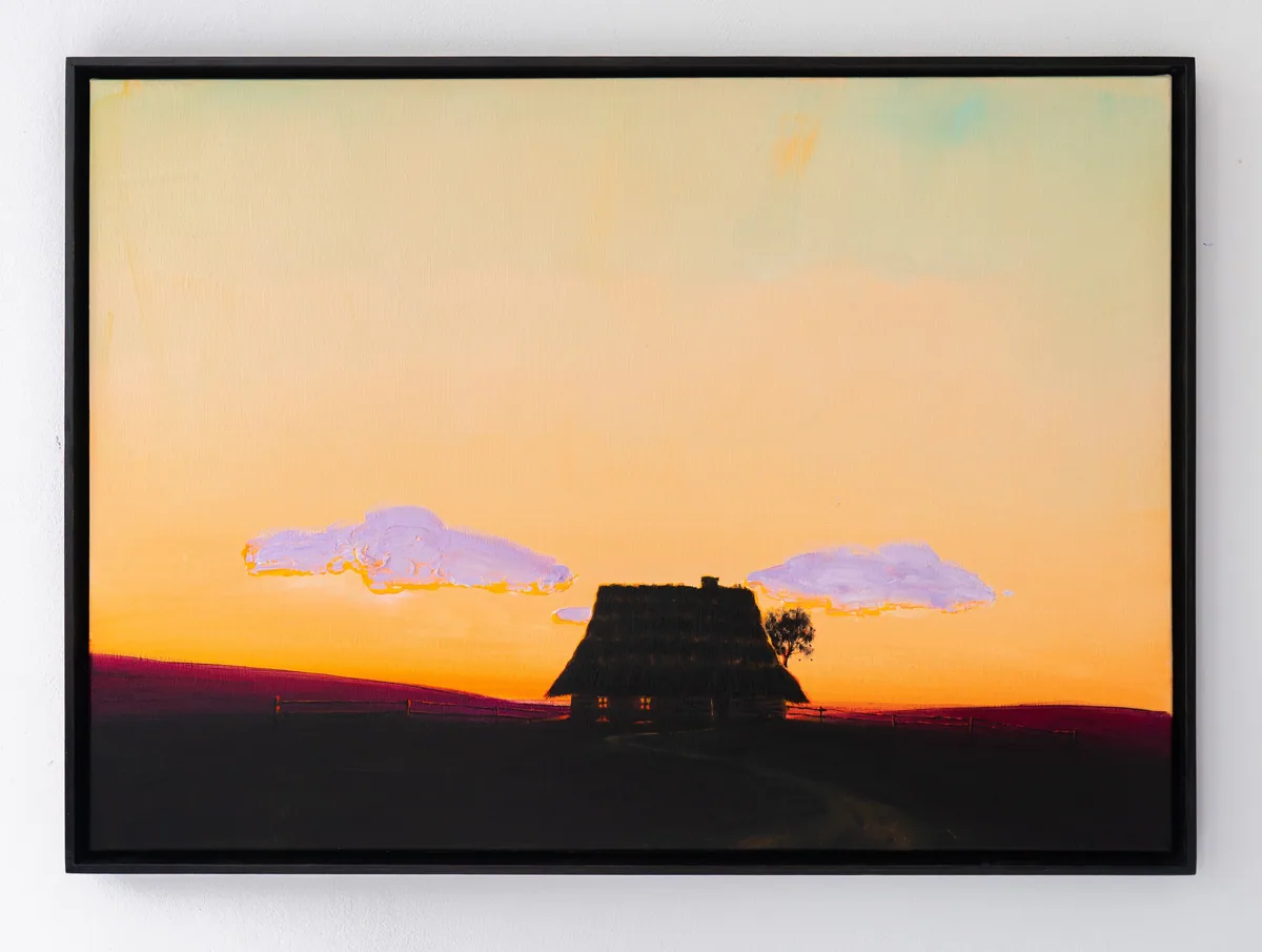 Where the Sun Meets Shadow, acrylic on canvas
