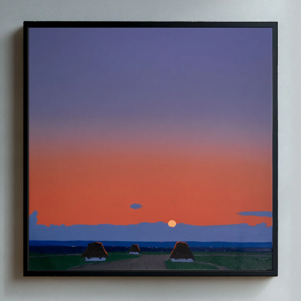 Evening Silence, acrylic on canvas