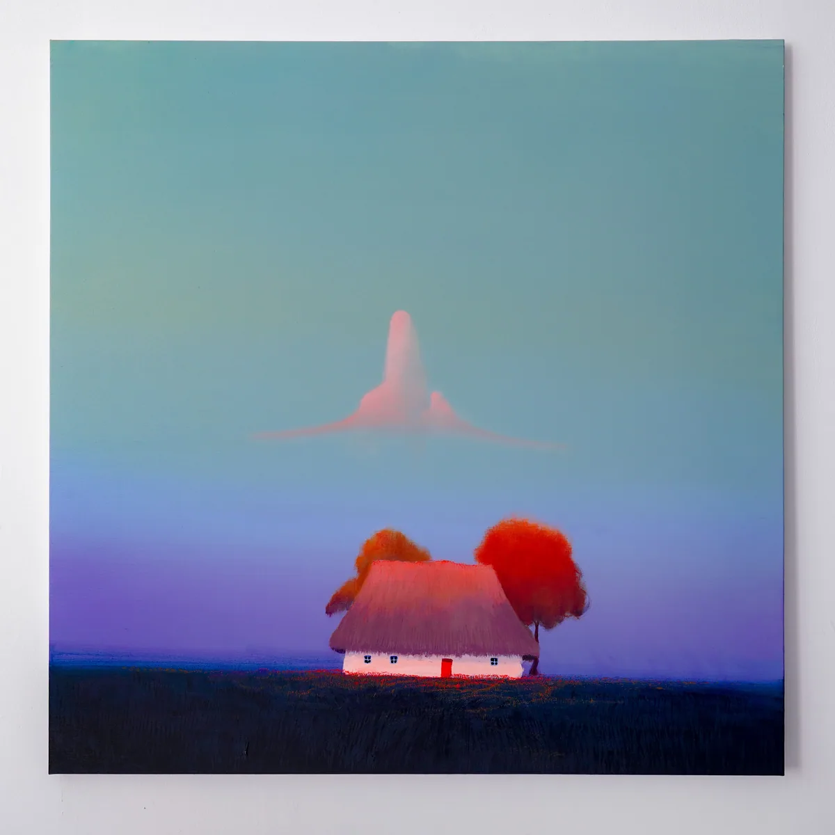 Where Twilight Comes Home, acrylic on canvas
