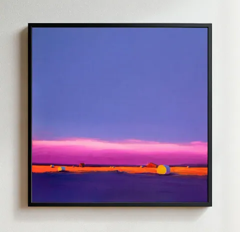 Evening Rounds, acrylic on canvas by Bohdan Katolyk