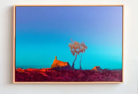 Whisper of the Distant Horizon, acrylic on canvas by Bohdan Katolyk