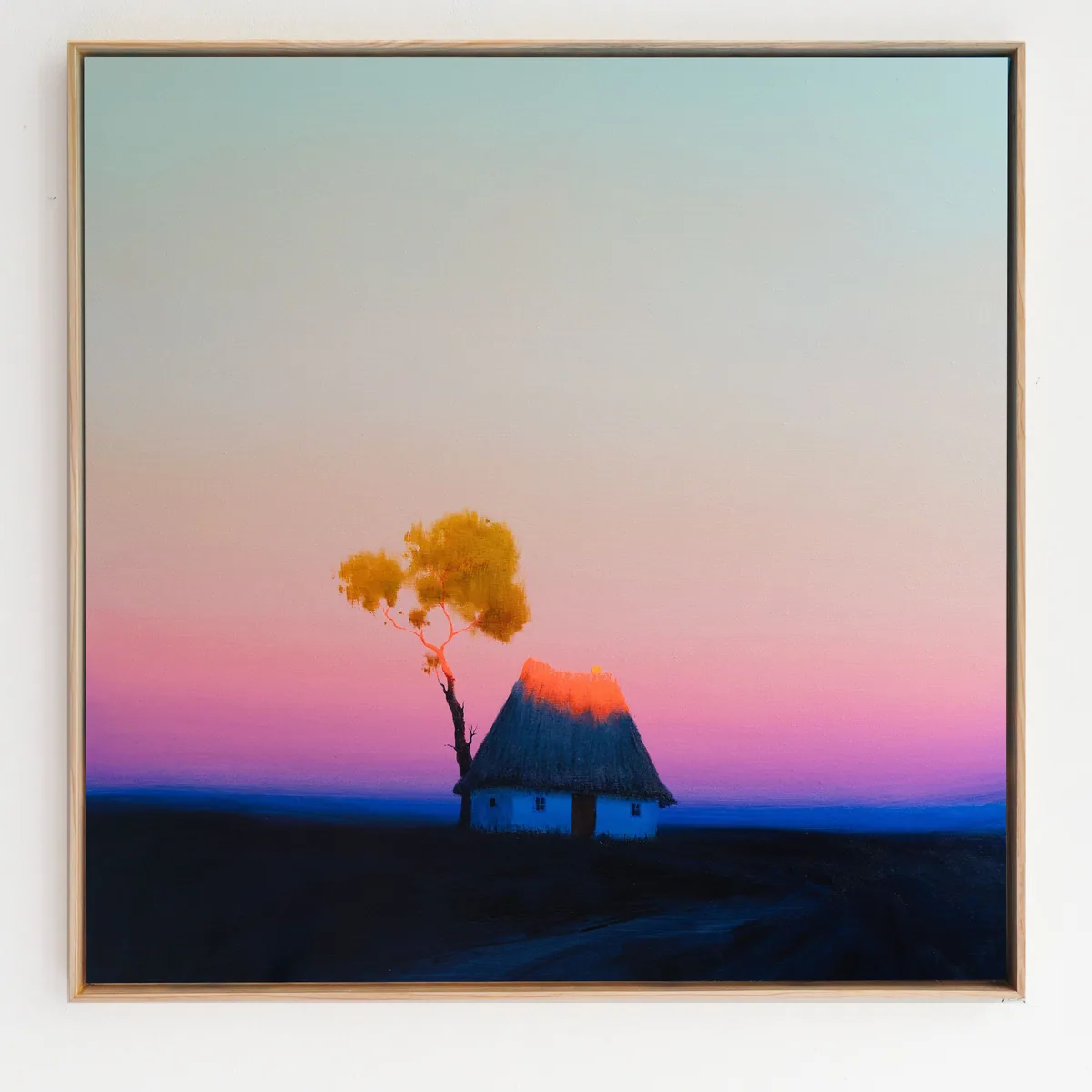 Where the Blue Hour Rests, acrylic on canvas