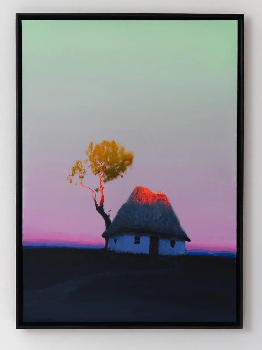 Last Ray, acrylic on canvas