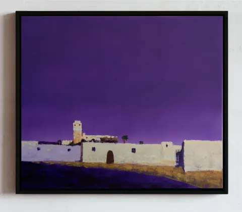 Desert Twilight , acrylic on canvas by Bohdan Katolyk