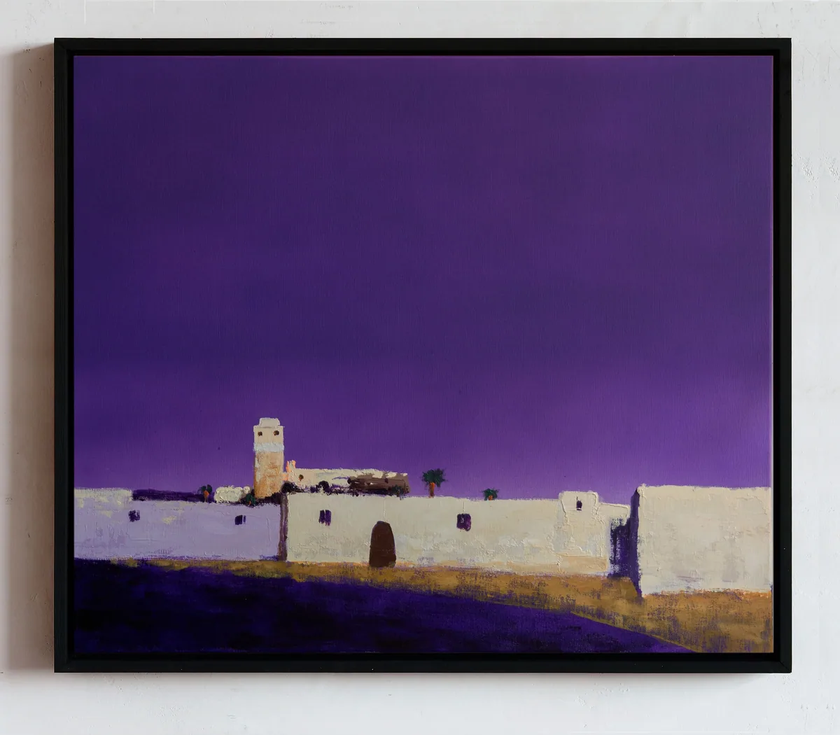 Desert Twilight , acrylic on canvas