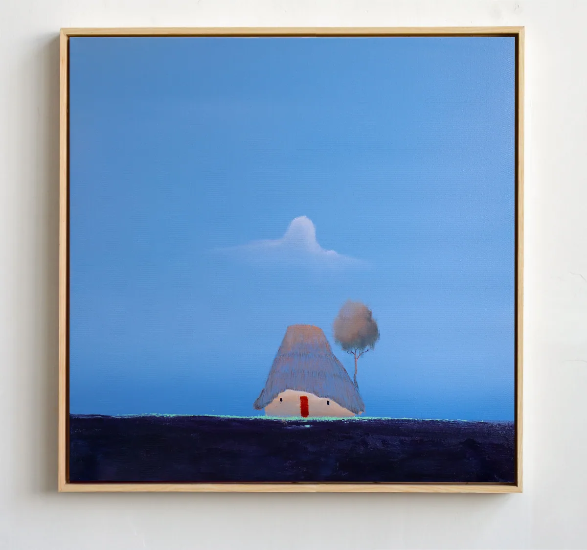 Blue Horizon, Quiet Tide, acrylic on canvas