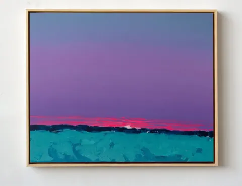 Edge of Quiet Light, acrylic on canvas by Bohdan Katolyk