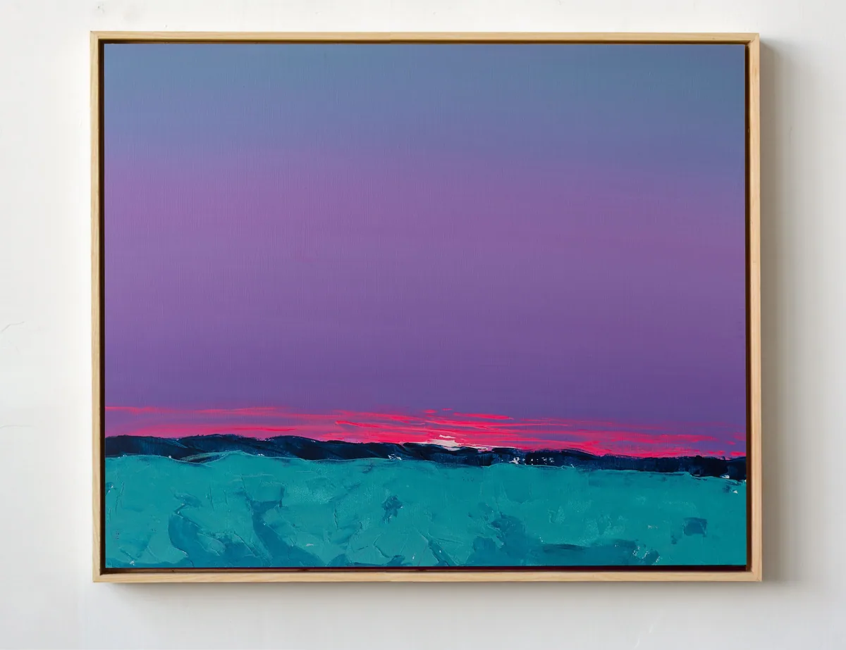 Edge of Quiet Light, acrylic on canvas