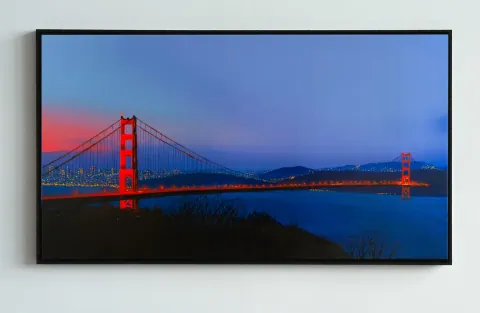 Golden gate, acrylic on canvas by Bohdan Katolyk