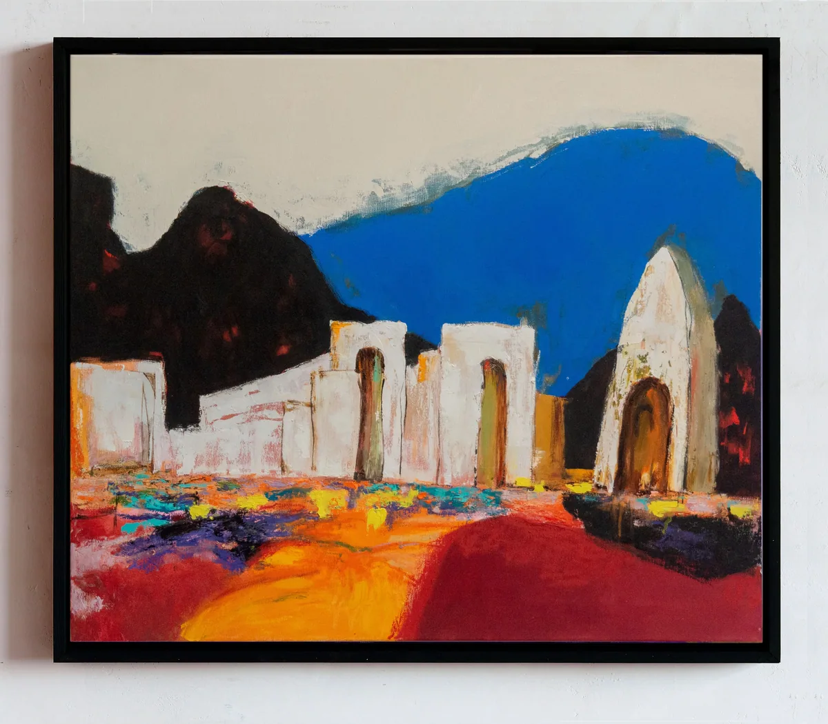 Gates of Morocco , acrylic on canvas