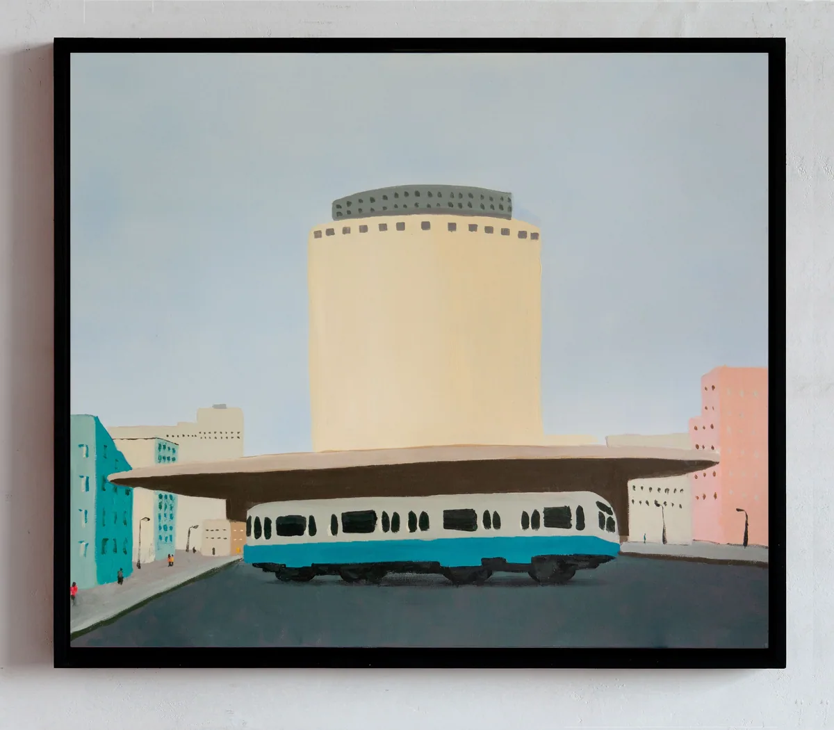 Terminal Geometry, acrylic on canvas