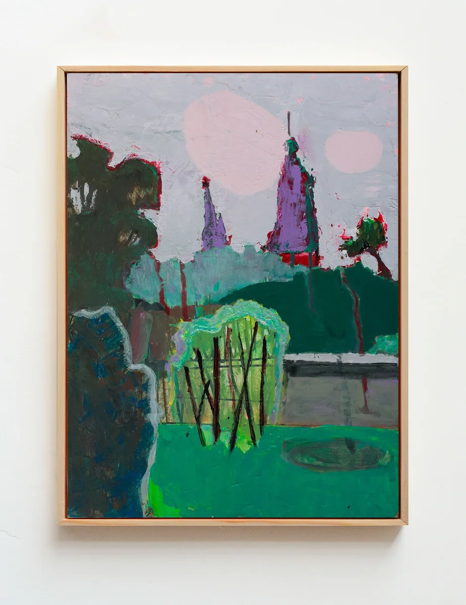 Church, acrylic on canvas