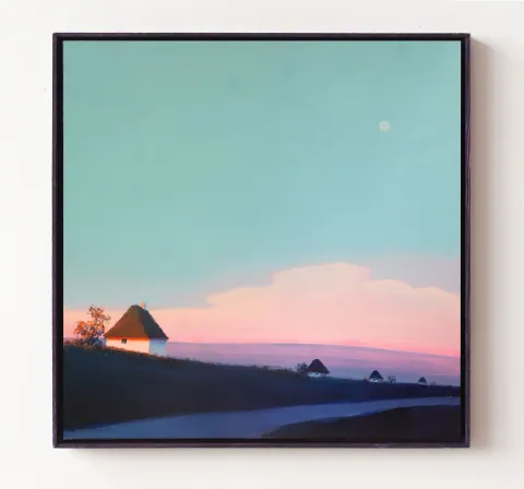 Sunrice, acrylic on canvas by Bohdan Katolyk